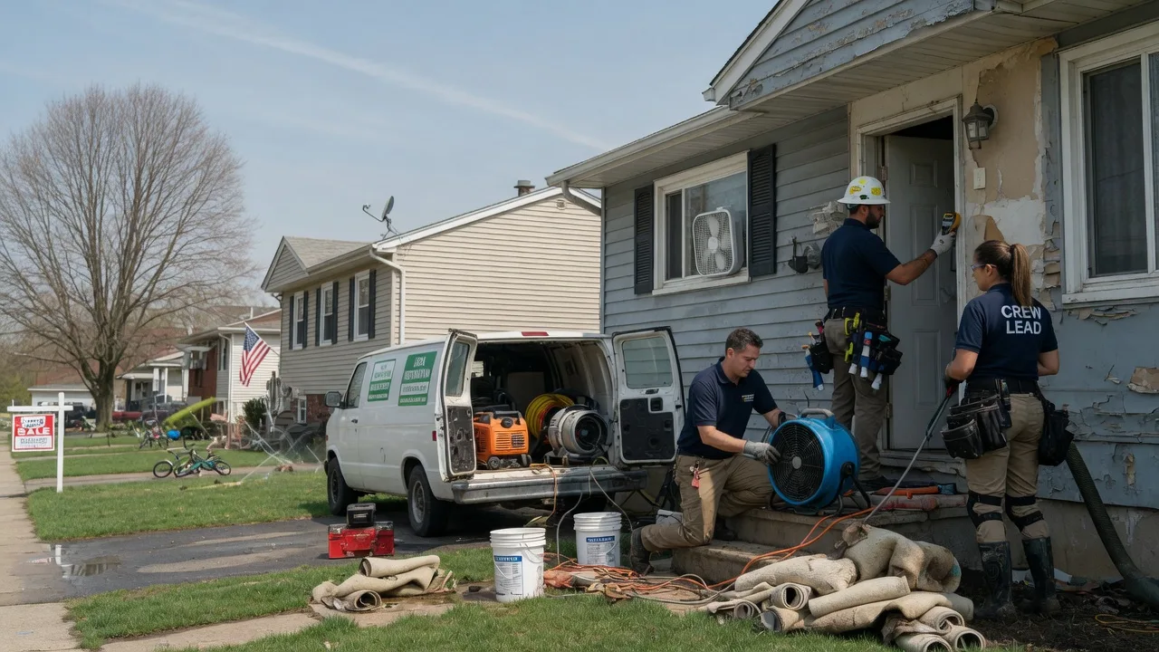 Flood Cleanup in West Pittsburg, PA near me